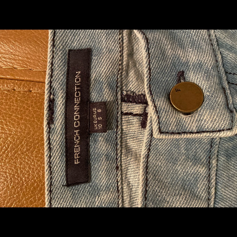 French Connection Floral Embroidered Jeans - Picture 7 of 8